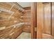Spacious walk-in closet features cedar wood paneling, and wire shelving for optimal storage at 6190 S 425 W, Pendleton, IN 46064