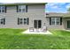 Backyard features a patio and a spacious yard at 6463 Wasco Dr, Whitestown, IN 46075