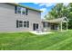 Backyard features a patio and a spacious yard at 6463 Wasco Dr, Whitestown, IN 46075