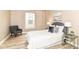Cozy bedroom with a comfortable bed, soft lighting, and stylish decor, great for unwinding at 6471 Hunters Green Pl, Indianapolis, IN 46278