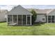 Enclosed porch in the backyard at 6542 E Edna Mills Dr, Camby, IN 46113