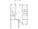 Detailed floor plan showcasing the layout, including the primary bedroom, living room, kitchen, and garage at 6847 Cardiff Dr, McCordsville, IN 46055