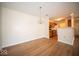 Open-concept space featuring a dining area and a well-equipped kitchen at 931 Wickham Ct # 101, Carmel, IN 46032