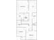 Second-floor layout with an owner's suite, loft, laundry room, two additional bedrooms and two bathrooms at 9570 Beckett St, Avon, IN 46123