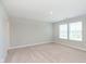 Spacious bedroom featuring neutral carpeting, lots of natural light, and fresh, neutral paint at 9583 Beckett St, Avon, IN 46123