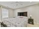 Bedroom with furniture, natural lighting and a ceiling fan at 1431 Evergreen Dr, Greenfield, IN 46140