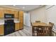 Kitchen featuring stainless steel appliances and a dining table at 1431 Evergreen Dr, Greenfield, IN 46140