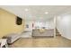 Finished basement with a TV and playroom at 14638 Deerwood Dr, Carmel, IN 46033