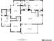 Detailed floor plan of the residence, showcasing the layout of the kitchen and living spaces at 1497 Clinton St, Noblesville, IN 46060