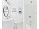 Bathroom includes shower/tub combo and vanity at 1520 E Kirk St, Muncie, IN 47303