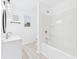 Bathroom includes shower/tub combo and vanity at 1520 E Kirk St, Muncie, IN 47303