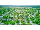 Aerial view of a peaceful neighborhood with lush greenery and various home styles at 18915 Fairfield Blvd, Noblesville, IN 46060