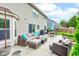 Cozy backyard patio with comfortable seating, perfect for relaxing and enjoying the outdoors at 18915 Fairfield Blvd, Noblesville, IN 46060