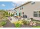 Inviting backyard patio with outdoor seating, grill, and garden, perfect for entertaining at 18915 Fairfield Blvd, Noblesville, IN 46060