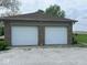This detached garage features two bays at 1925 W State Road 32, Lebanon, IN 46052