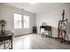 Bright office space with natural light, desk, and artwork, perfect for working from home at 2037 Stanhope St, Carmel, IN 46032