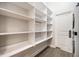 Spacious walk-in pantry features ample shelving and natural lighting at 2037 Stanhope St, Carmel, IN 46032