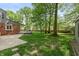 Large backyard featuring a deck area perfect for outdoor gatherings at 3333 Melbourne S Rd, Indianapolis, IN 46228