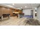 Finished basement with entertainment and a bar area at 4061 Secretariat Ln, Bargersville, IN 46106