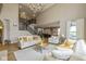 Expansive living room with stairs, high ceilings, and bright, open feel at 4061 Secretariat Ln, Bargersville, IN 46106