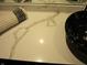 Bathroom vanity countertop with black vessel sink and towel at 4288 Silver Hill Dr, Greenwood, IN 46142