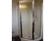 Shower stall enclosed with frosted glass and chrome trim, providing privacy and a clean aesthetic at 4288 Silver Hill Dr, Greenwood, IN 46142