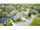 Picture of a large house with a pool and a well-manicured yard in a neighborhood at 434 Sheffield Ct, Carmel, IN 46032