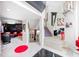 Spacious foyer with high ceilings, staircase, and a glimpse into the living area at 434 Sheffield Ct, Carmel, IN 46032