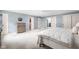 Spacious main bedroom with multiple closets and neutral décor at 470 Mill Farm Rd, Noblesville, IN 46062