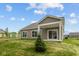 Exterior of home featuring a covered patio at 5032 Carmine St, Brownsburg, IN 46112