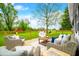 Spacious deck with comfortable seating, perfect for outdoor entertaining and gatherings at 5335 W 550 S, Trafalgar, IN 46181