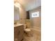 Clean bathroom featuring updated vanity and shower-tub combination at 6040 Manker St, Indianapolis, IN 46227