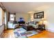 Inviting living room with hardwood floors and stylish furnishings at 6040 Manker St, Indianapolis, IN 46227