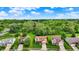 Bird's eye view highlighting the property's landscaping, mature trees, and prime location within the neighborhood at 6609 Fountain Springs Blvd, Indianapolis, IN 46236