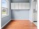 Bright dining area with hardwood floors and ample natural light, perfect for Gathering meals at 703 Kappes St, Indianapolis, IN 46221