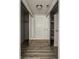 Spacious closet with mirrored doors offers ample storage and natural light at 8690 Jaffa Ct W Dr # 28, Indianapolis, IN 46260