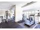Community gym featuring new cardio machines and weight training equipment at 8690 Jaffa Ct W Dr # 28, Indianapolis, IN 46260