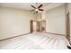 Large main bedroom with vaulted ceilings and ample closet space at 9158 Oak Knoll Ln, Fishers, IN 46037