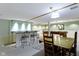 Basement featuring a bar, dining table, and pool table at 974 Arrowwood Dr, Carmel, IN 46033