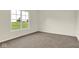 An empty bedroom has a carpeted floor and a window viewing outside at 104 Maxim Ct, Cumberland, IN 46229