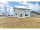 Spacious backyard with a patio, offering a serene outdoor living space at 1381 Avocet Dr, Greenwood, IN 46143