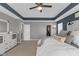 Relax in this main bedroom with closet and dresser, designed for comfort and convenience at 1381 Avocet Dr, Greenwood, IN 46143