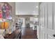Open floor plan view of dining area and kitchen, seamlessly connected for easy living and entertaining at 1381 Avocet Dr, Greenwood, IN 46143