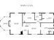 Main Level floor plan at 1502 Burdsal Pkwy, Indianapolis, IN 46208