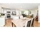 Open floor plan combines the kitchen, dining, and living areas creating a seamless flow at 1530 Gristmill Meadows Dr, Westfield, IN 46074