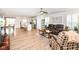 Inviting open-concept living room flows seamlessly into the kitchen and dining area at 1530 Gristmill Meadows Dr, Westfield, IN 46074