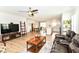 Bright living room showcasing an open floor plan and modern decor at 1530 Gristmill Meadows Dr, Westfield, IN 46074