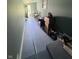 View of the hallway leading outside with natural lighting at 1809 N Harding St, Indianapolis, IN 46202