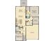 Layout showcasing the open-concept living area, owner's suite, study, and kitchen at 19445 Boulder Brook Ln, Westfield, IN 46074