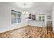 Dining area seamlessly connects to a modern kitchen, ideal for entertaining and everyday living at 3658 Graceland Ave, Indianapolis, IN 46208